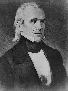 James K. Polk 45th president of the United States