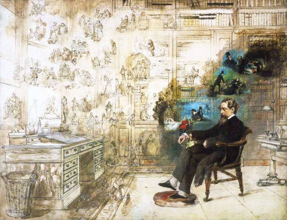 Dickens's Dream by Robert William Buss 1875